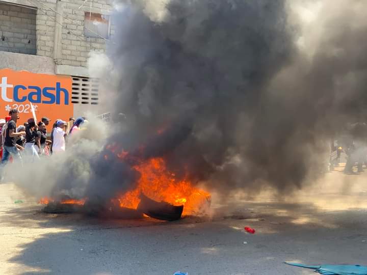 Manifestation contre la vie chère à Cap-Haïtien